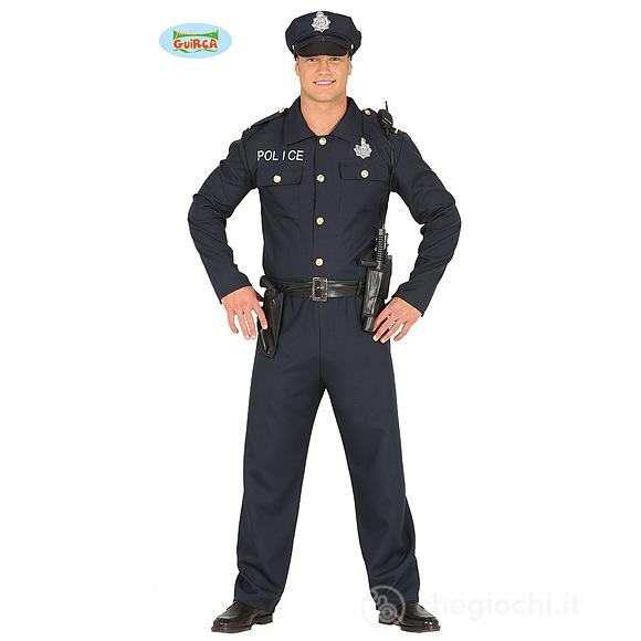 Costume Uomo Poliziotto Americano Taglia L (88172)
