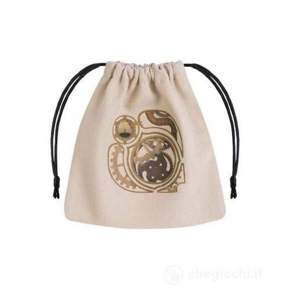 Steampunk Beige Dice Bag