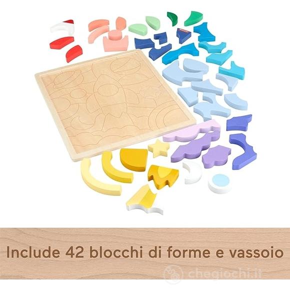 Puzzle Astronave In Legno (HXY42)