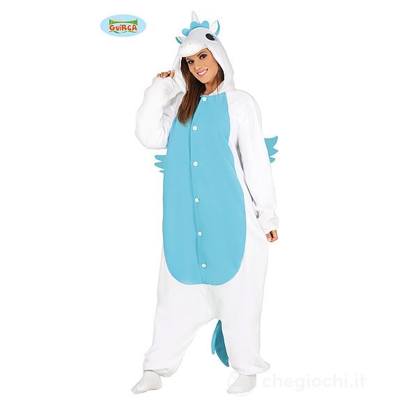 Pigiama Unicorno Azzurro Uomo Donna Taglia L (88178)
