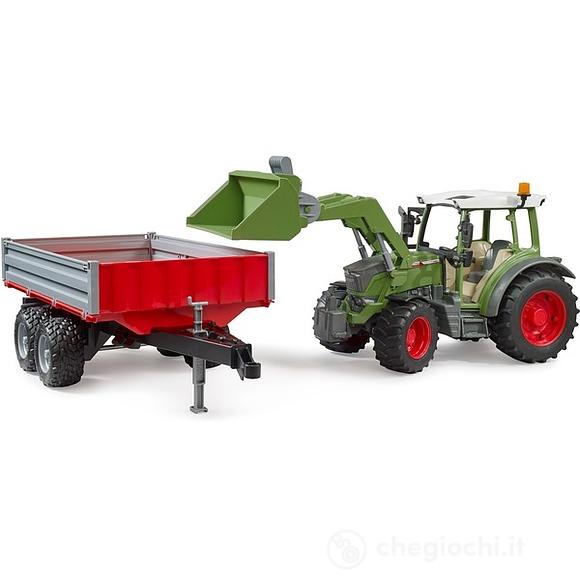 Trattore Fendt Vario 211 con benna e rimorchio (02182)