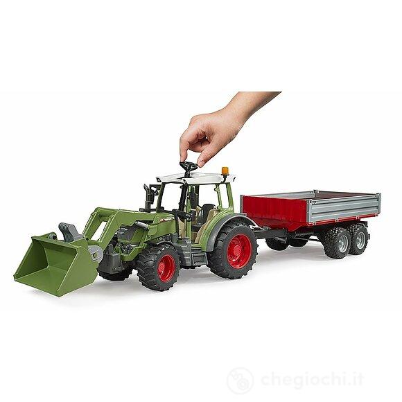 Trattore Fendt Vario 211 con benna e rimorchio (02182)