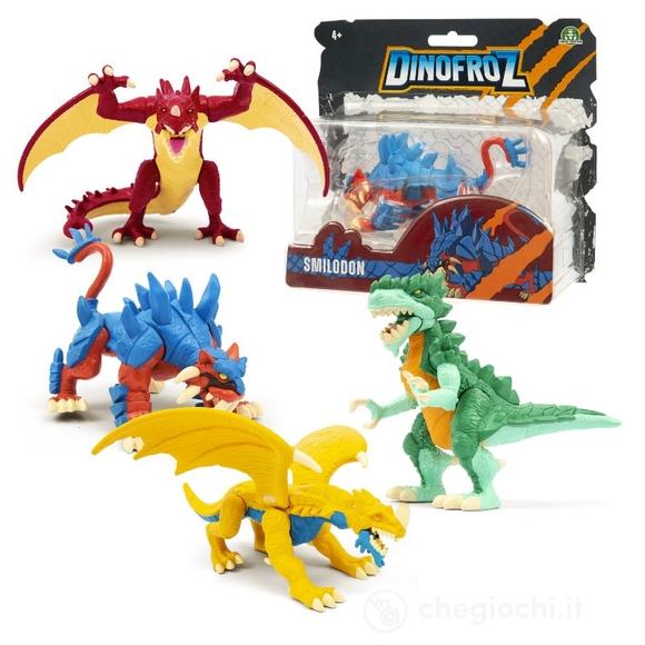 Dinofroz Action Figures1 Pers. Dino& Draghi Ass.to