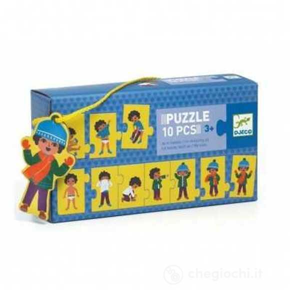 Fregio puzzle Mi sto travestendo - Giochi educativi - Puzzle duo-trio (DJ08188)