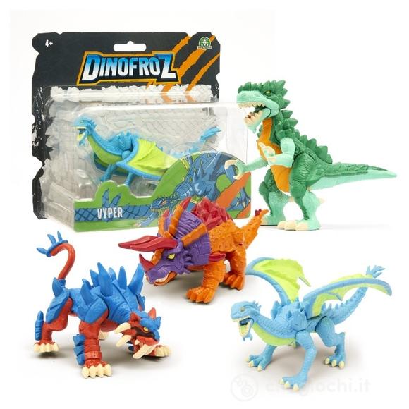 Dinofroz Action Figures1 Pers. Dino& Draghi Ass.to