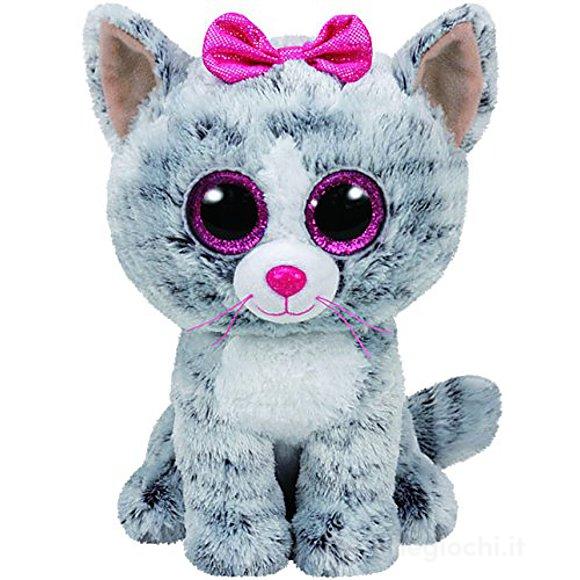 Peluche Kiki - Gatto grigio 15 cm Beanie Boo (37190)