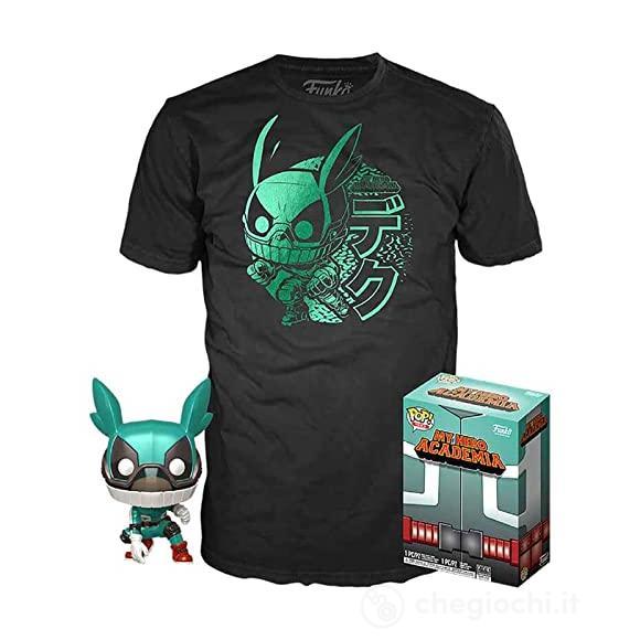 My Hero Academia - Pop Funko & Tee Box - Deku W/Helmet 9cm (T-Shirt Xl)