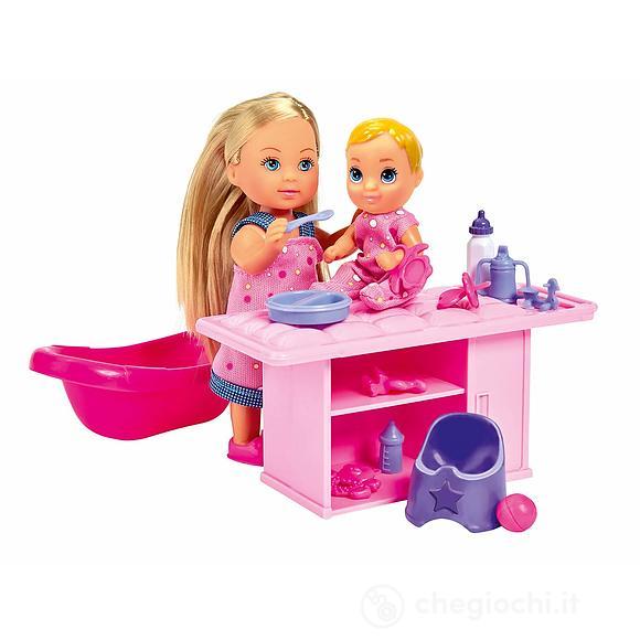 Evi Love Baby Sitter con neonato e fasciatoio (105733360)