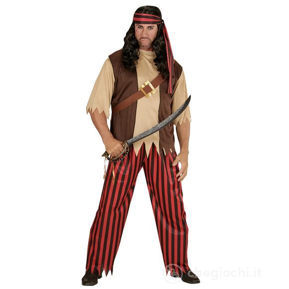 Pirata (Camicia Con Gilet E Cintura, Pantaloni, Fascia Per Testa) S
