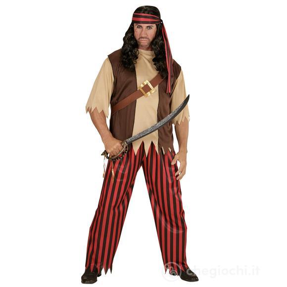 Pirata (Camicia Con Gilet E Cintura, Pantaloni, Fascia Per Testa) L
