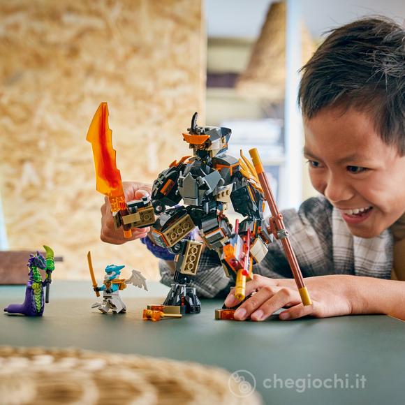 LEGO NINJAGO 71854 Mech della Missione di Cole e Drago Zane, Action Figure Giocattolo con 3 Minifigure, Regalo per Bambini 7+