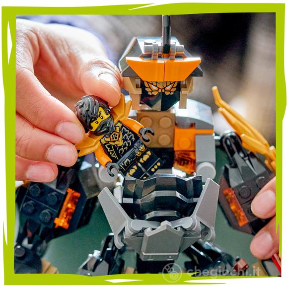 LEGO NINJAGO 71854 Mech della Missione di Cole e Drago Zane, Action Figure Giocattolo con 3 Minifigure, Regalo per Bambini 7+