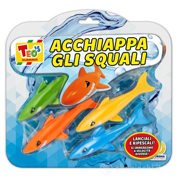 Acchiappa Gli Squali 5pz Colorati