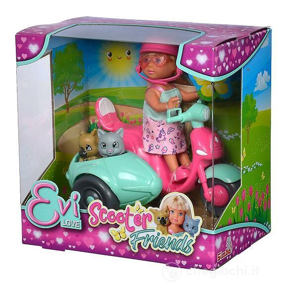 Bambola Steffi Love Evi  Scooter Friends