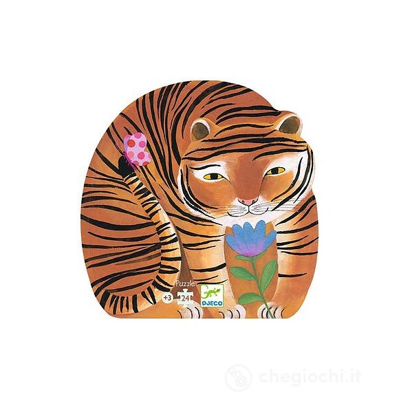 The tiger's walk - 24pcs - Puzzle - Silhouette puzzles (DJ07201)