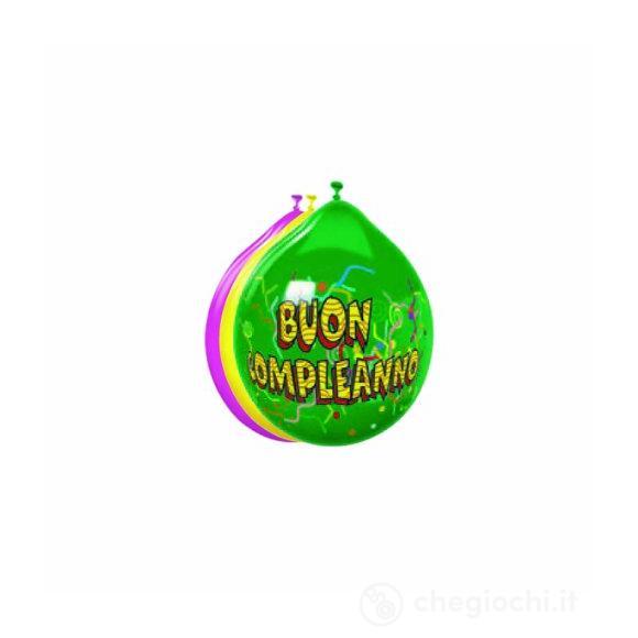 20 Palloncini Medium 10 (cm 26) Buon Compleanno