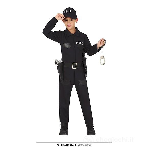 Costume Polizia Bambino 5-6 Anni (77201)