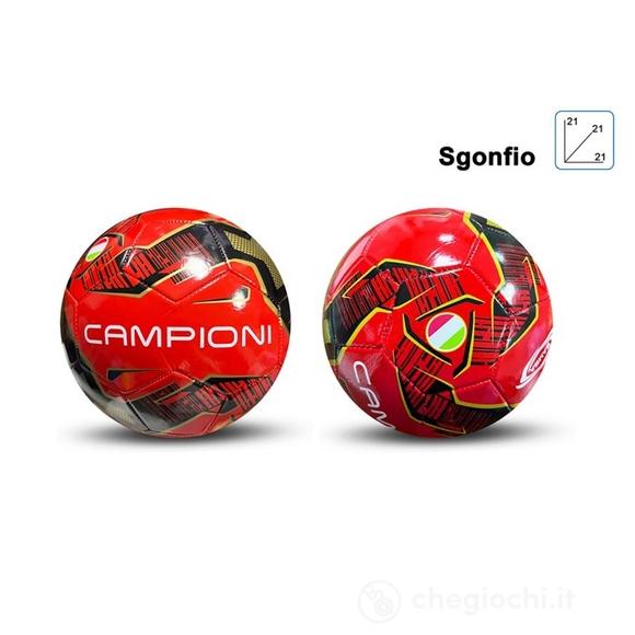 Pallone Cuoio Calcio Rossonero (sgonfio)