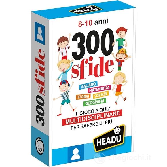 300 Sfide 8-10 Anni  - Il Gioco A Quiz Multidisciplinare Per Sapere Di Più! (IT62043)