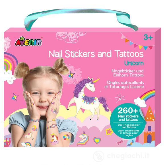 Sticker &Amp; Tattoo Unghie Unicorni (38205)
