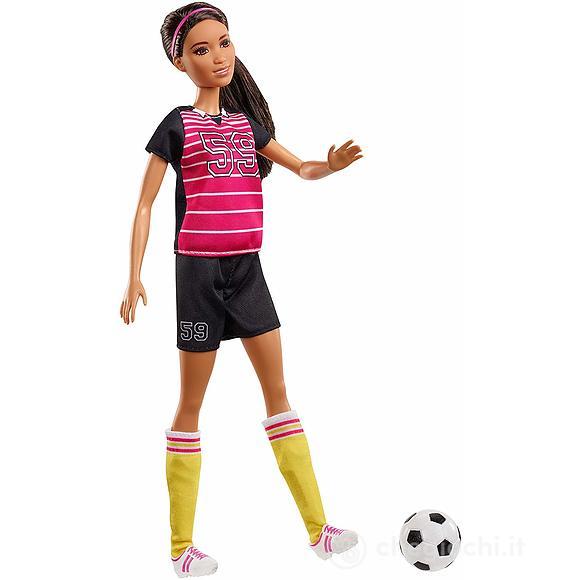 Calciatrice Barbie Carriere 60 Anniversario (GFX26)