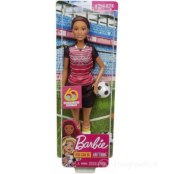 Calciatrice Barbie Carriere 60 Anniversario (GFX26)