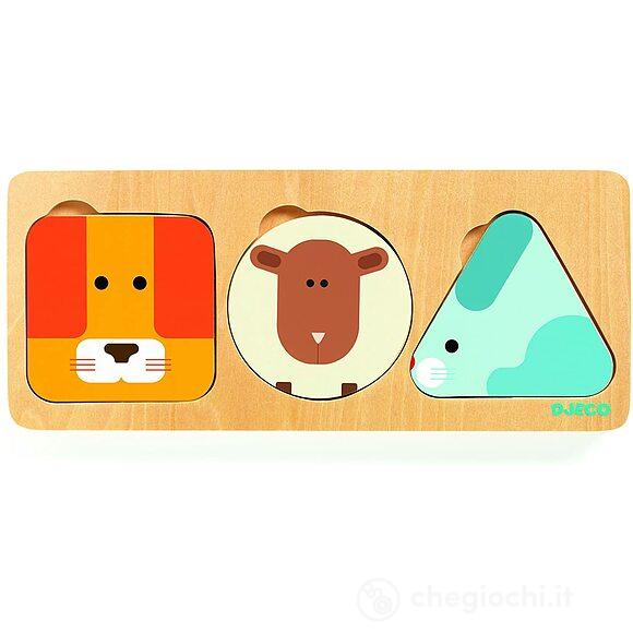 AnimaBasic (DJ06206) Puzzle in Legno 3 Livelli