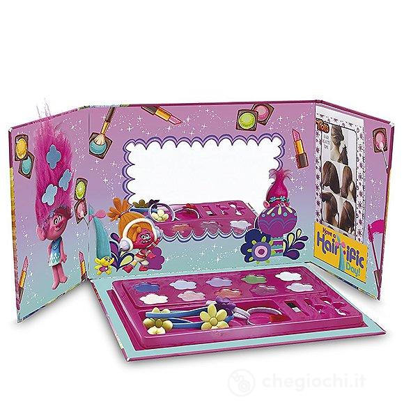 Trolls Make Up Artist Book, Set Trucchi con Ombretti e Lucidalabbra (TRL07000)