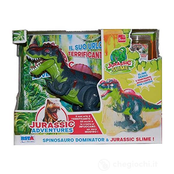 Dinosauro Spinosauro luci e suoni con Jurassic Slime (11210)
