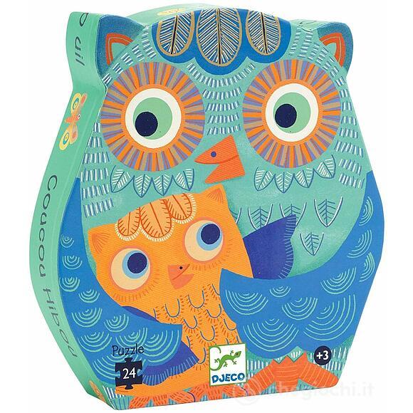 Hello Owl - 24 pces - Puzzle - Silhouette puzzles (DJ07215)