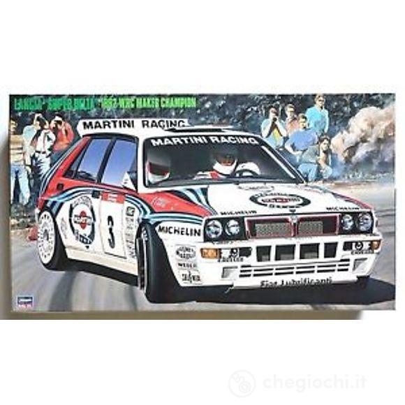 Auto Lancia Super Delta (92 WRC Makes Champion). Scala 1/24 (HASCR15)