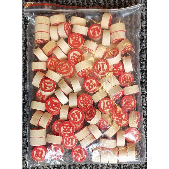 Numeri in legno per tombola (221)