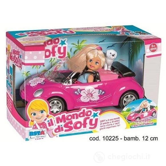 Auto Cabrio con Bambola + Cane (10225)