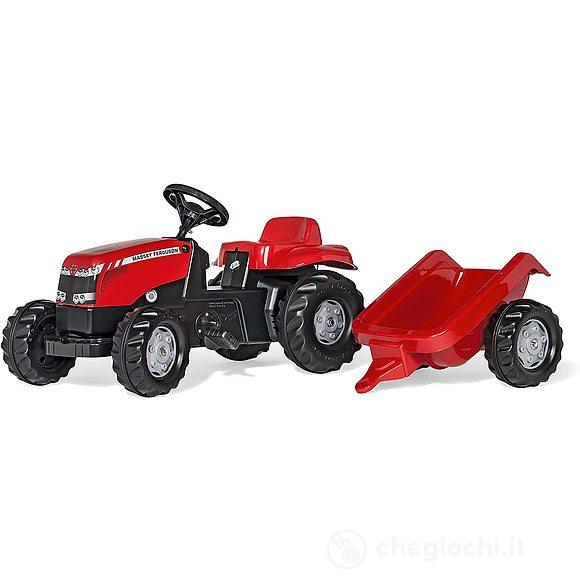 Trattore a pedali Massey Ferguson Con Rimorchio (12305)