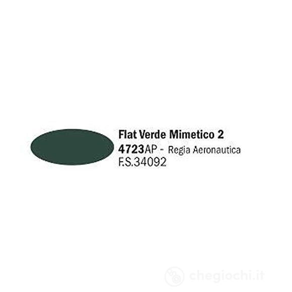 Boccetta colore 20 ml Flat Verde Mimetico 2