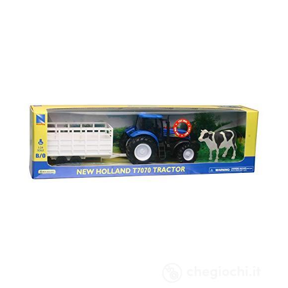 Trattore  New Holland T7 315 luci e suoni 1:24 (02233)