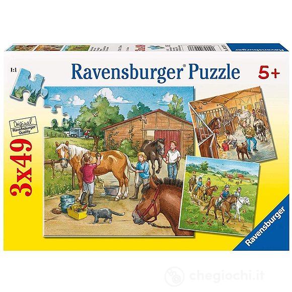 Puzzle 3x49 cavalli (092376)