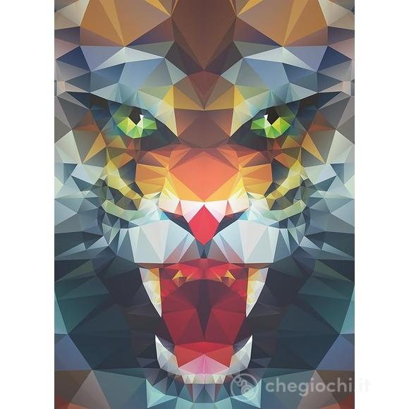 Ruggito del leone in poligoni - Puzzle 500 pezzi (12000239)