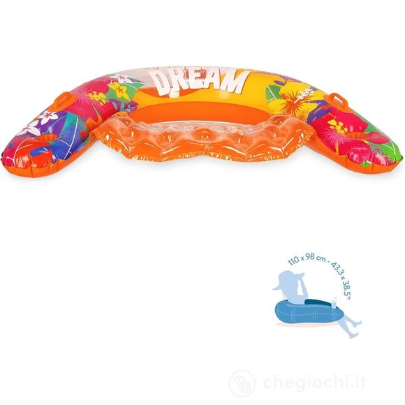 Sdraio Gonfiabile Galleggiante Piscina Mare - Tropicana Dream