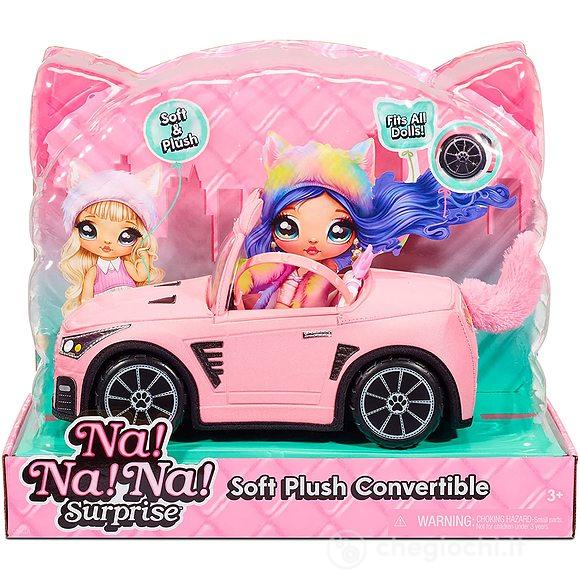 Na! Na! Na! Surprise Macchina Decappottabile di Peluche Per Bambole, Colore Rosa