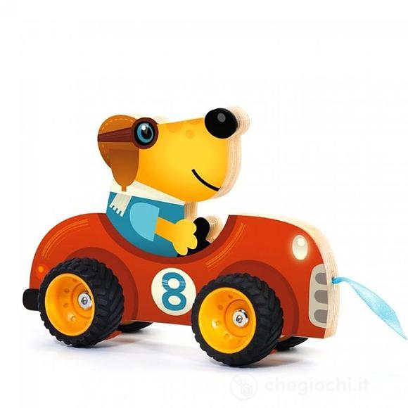 Cane trainabile in legno Terreno car DJ06241