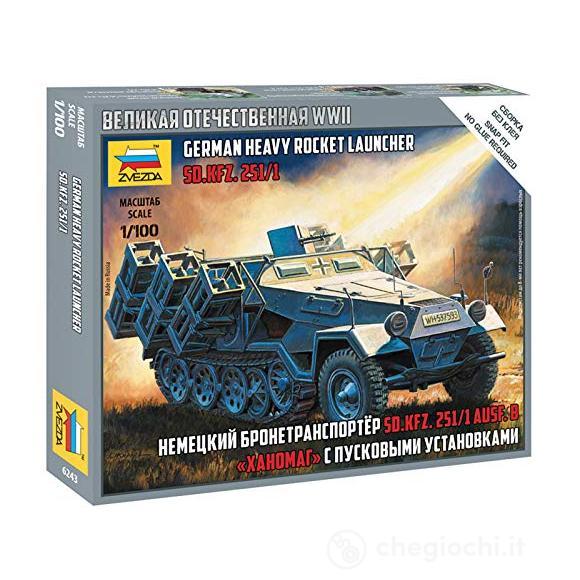  Sd.Kfz.251/1 Ausf.B Stuka zu Fuss 1/100 (ZS6243)