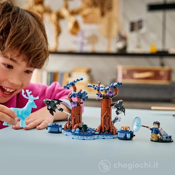 LEGO Harry Potter 76475 Foresta Proibita: Expecto Patronum, Giocattolo con 2 Dissennatori, Cervo e 2 Minifigure, Regalo 7+