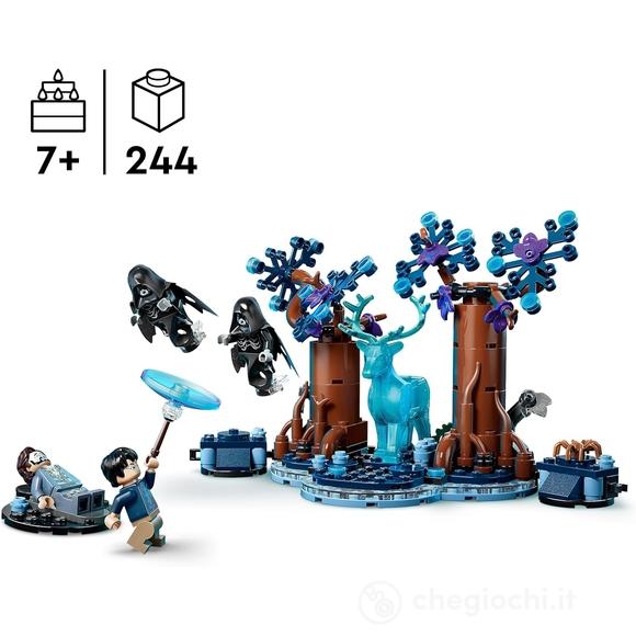 LEGO Harry Potter 76475 Foresta Proibita: Expecto Patronum, Giocattolo con 2 Dissennatori, Cervo e 2 Minifigure, Regalo 7+