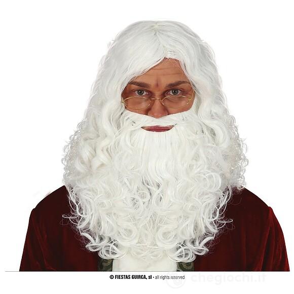 Parrucca Con Barba Babbo Natale Extra In Scatola (4244)