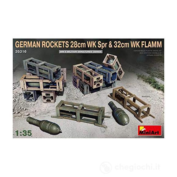 German Rockets 28cm Wk Spr & 32cm Wk Flamm Scala 1/35 (MA35316)