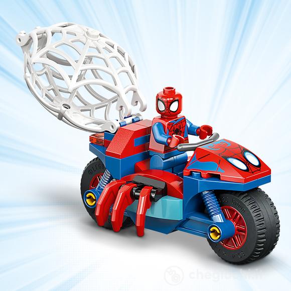 LEGO ? Marvel 11206 Spidey sulla Moto Contro Rhino, Motocicletta Giocattolo da Supereroe con 2 Minifigure, Regalo Bambini 4+
