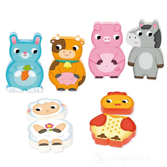 Puzzle Magnetico Animali Fattoria (455245)