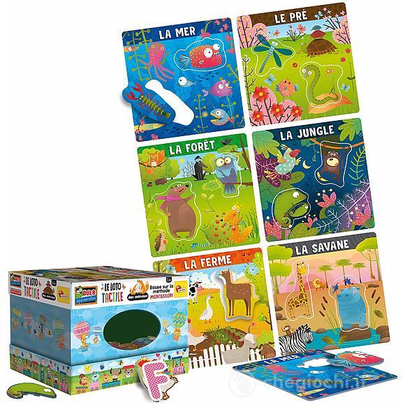 Montessori Plus Tombola Tattile Degli Animali (72460)