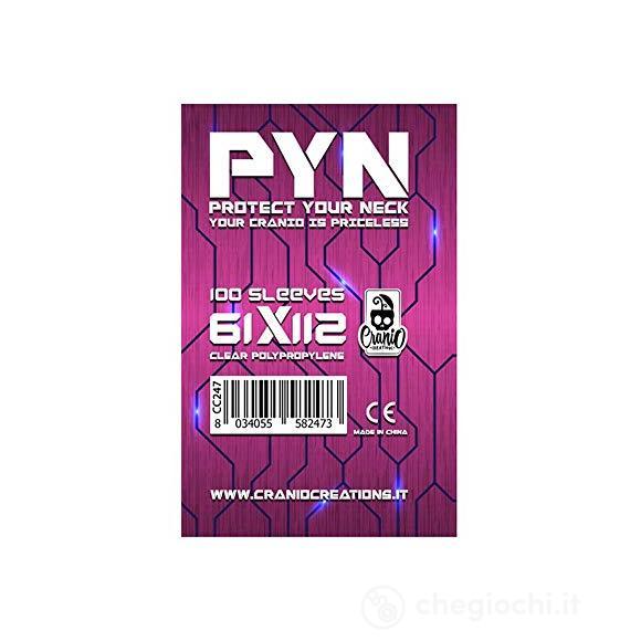 Pyn - 100 Bustine Per Giochi Da Tavolo - 61x112mm